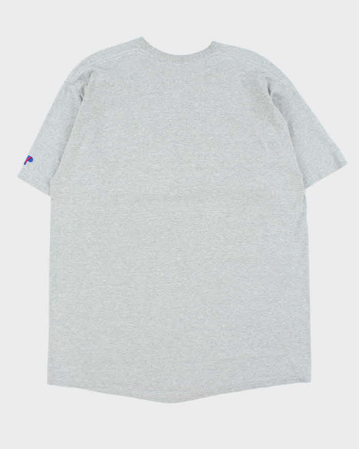 Vintage 1999 Pro Player University Of Tennesse National Champions Marl Grey Heavyweight Crewneck T-Shirt - XL