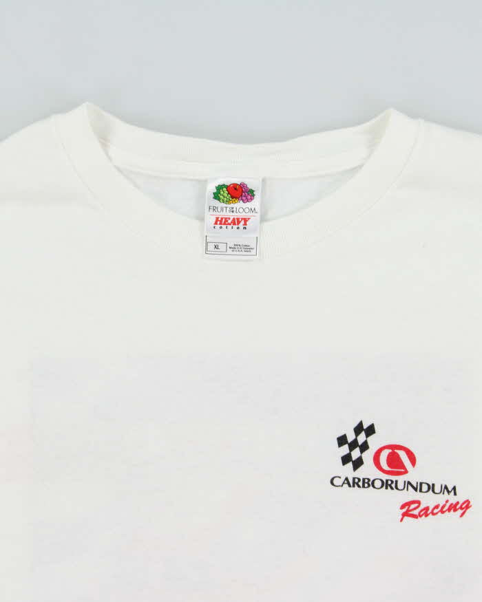 Vintage Y2K 00s Carborundum Racing Kyle Petty Nascar Heavyweight Crewneck T-Shirt - XL