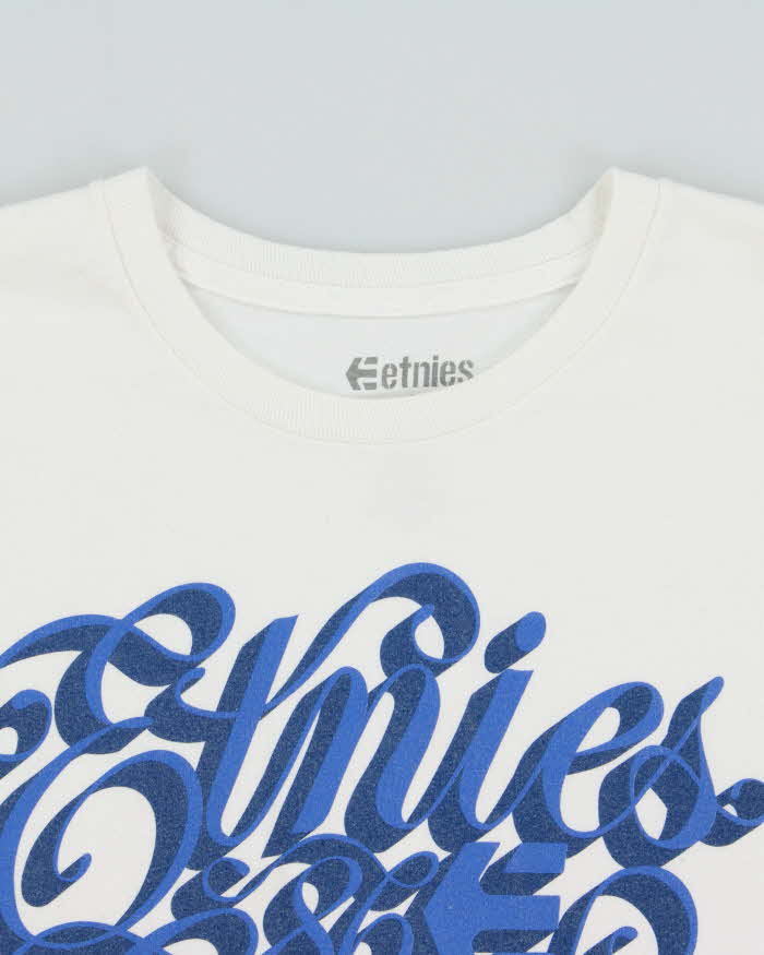 Vintage Y2K 00s Etnies Skate Heavyweight Crewneck T-Shirt - L