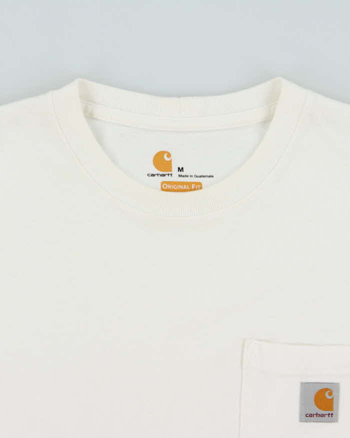 Vintage Carhartt Original Fit Long Sleeve Pocket T-shirt - M