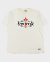 Vintage 1998 Roots Canadian Olympic Team Heavyweight Single Stitch Crewneck T-Shirt - XL