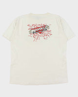 Vintage 1998 Roots Canadian Olympic Team Heavyweight Single Stitch Crewneck T-Shirt - XL