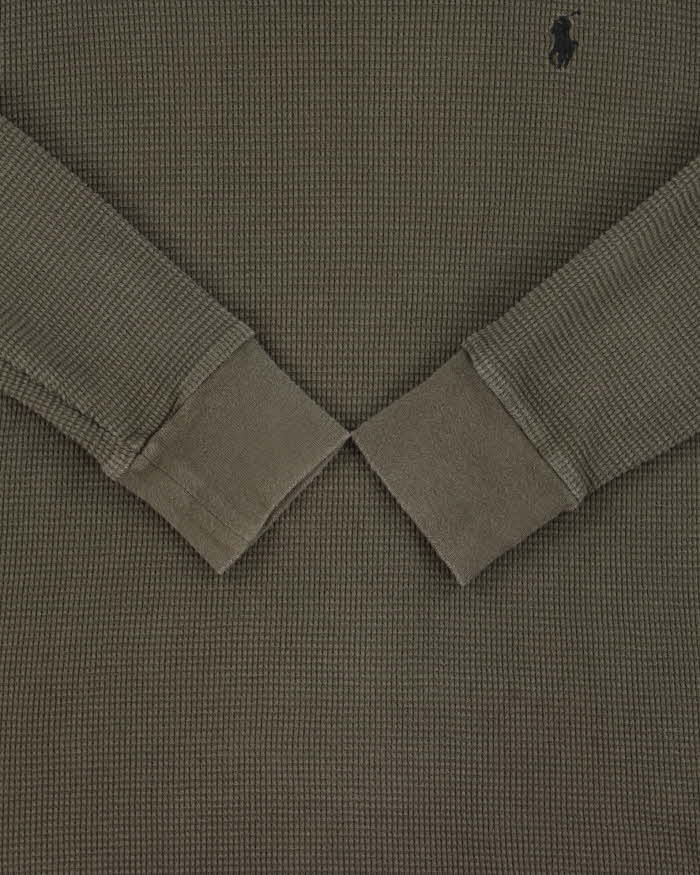 Vintage Polo Ralph Lauren Waffle Long Sleeve T-shirt - S