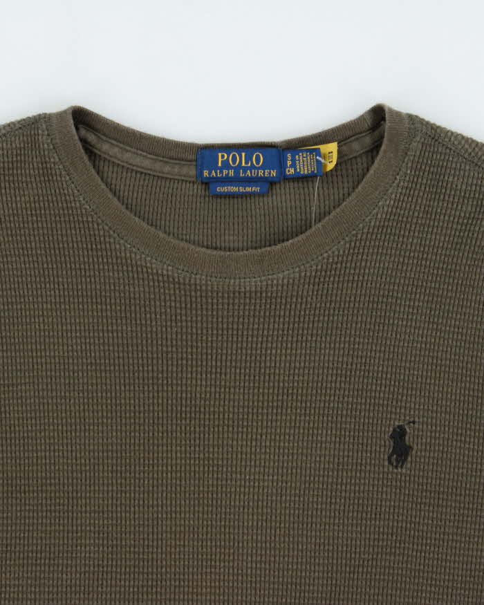 Vintage Polo Ralph Lauren Waffle Long Sleeve T-shirt - S