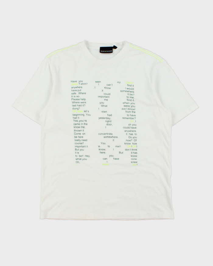 Vintage Y2k 00s DKNY Crewneck T-shirt - L