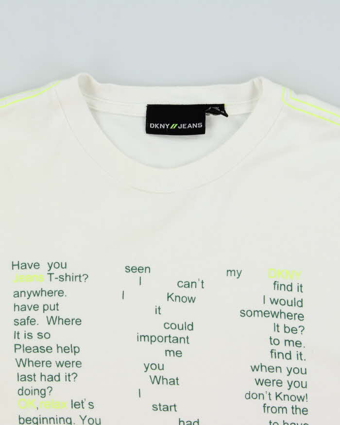 Vintage Y2k 00s DKNY Crewneck T-shirt - L