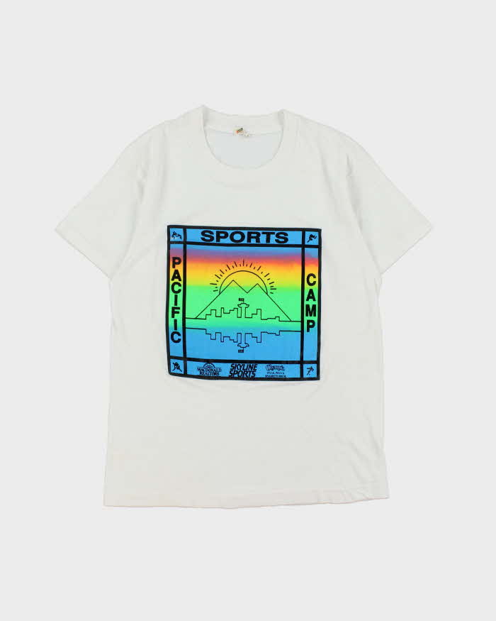Vintage 1980s Pacific Sports Camp Single Stitch T-shirt - S