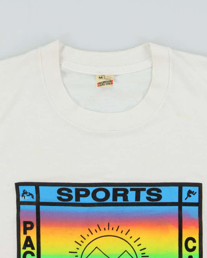 Vintage 1980s Pacific Sports Camp Single Stitch T-shirt - S