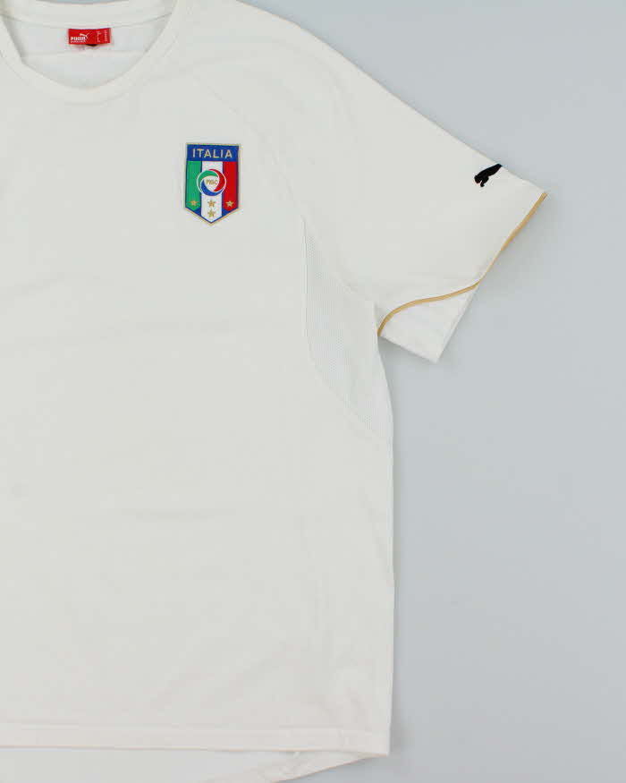 Vintage 2006 Puma Italy Calcio Heavyweight Breathable Crewneck T-Shirt - XL