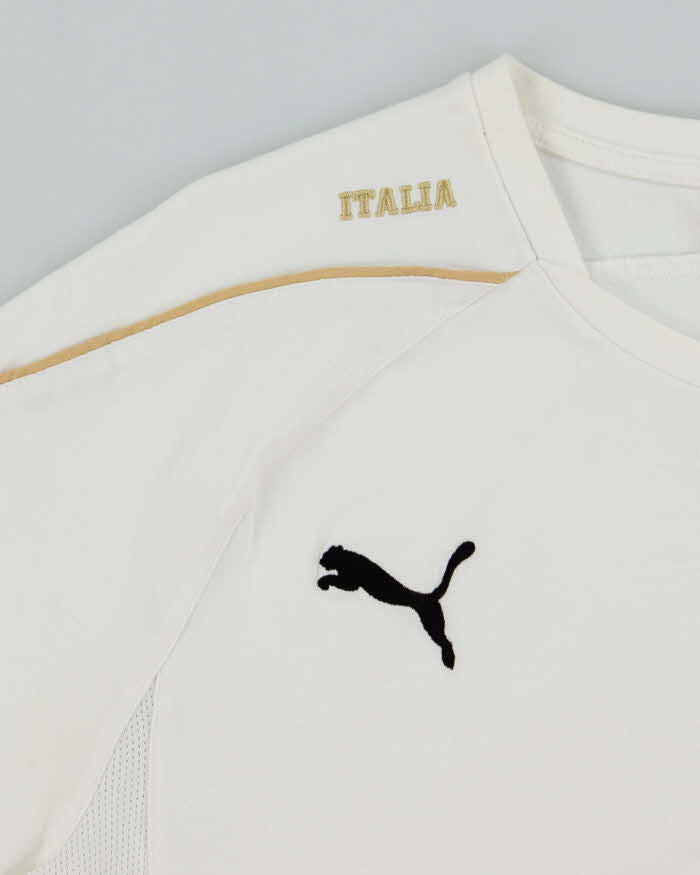 Vintage 2006 Puma Italy Calcio Heavyweight Breathable Crewneck T-Shirt - XL