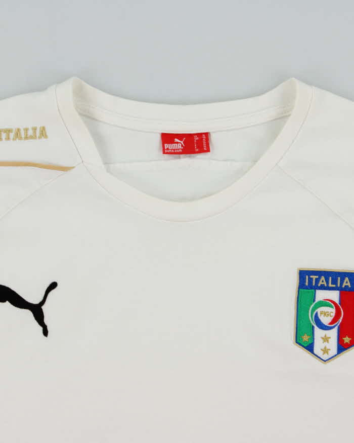 Vintage 2006 Puma Italy Calcio Heavyweight Breathable Crewneck T-Shirt - XL