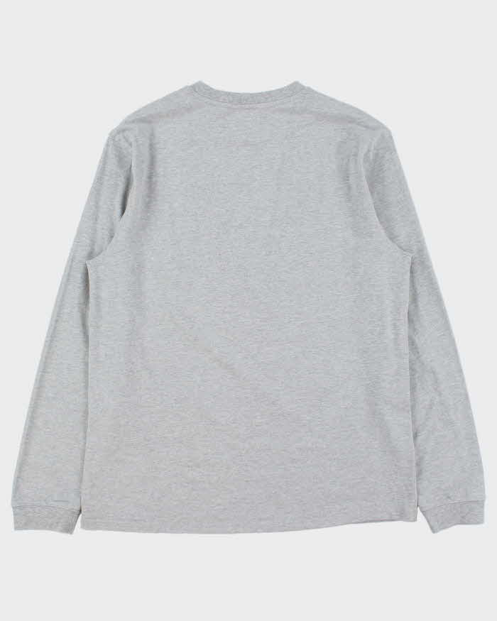 Vintage O'Neill Embroidered Marl Grey Long Sleeve T-Shirt - L