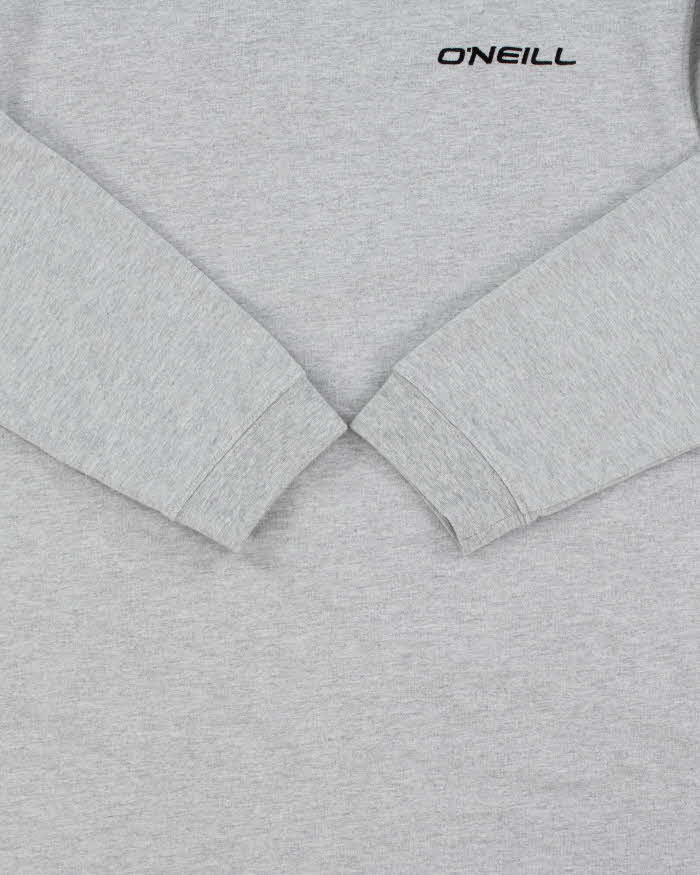 Vintage O'Neill Embroidered Marl Grey Long Sleeve T-Shirt - L