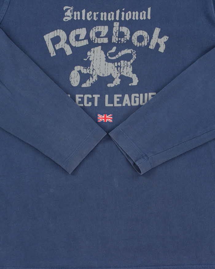 Vintage Y2K 00s Reebok Classic International GB Long Sleeve T-Shirt - M