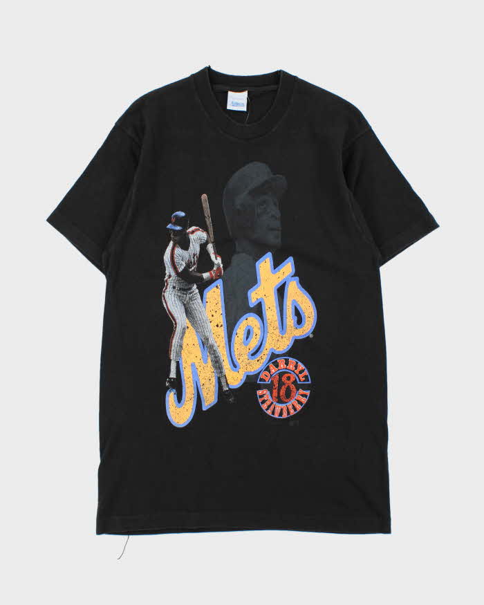 Vintage 1988 New York Mets Salem Sportswear Made In USA MLB Single Stitch Crewneck T-Shirt - L