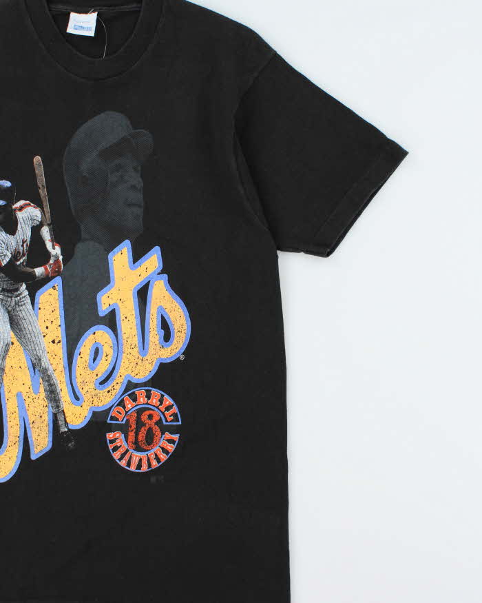 Vintage 1988 New York Mets Salem Sportswear Made In USA MLB Single Stitch Crewneck T-Shirt - L