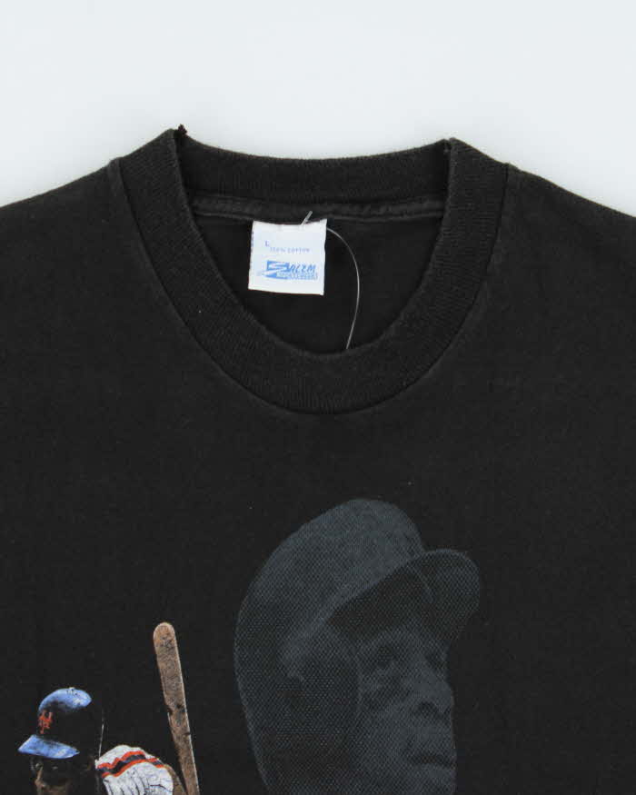 Vintage 1988 New York Mets Salem Sportswear Made In USA MLB Single Stitch Crewneck T-Shirt - L