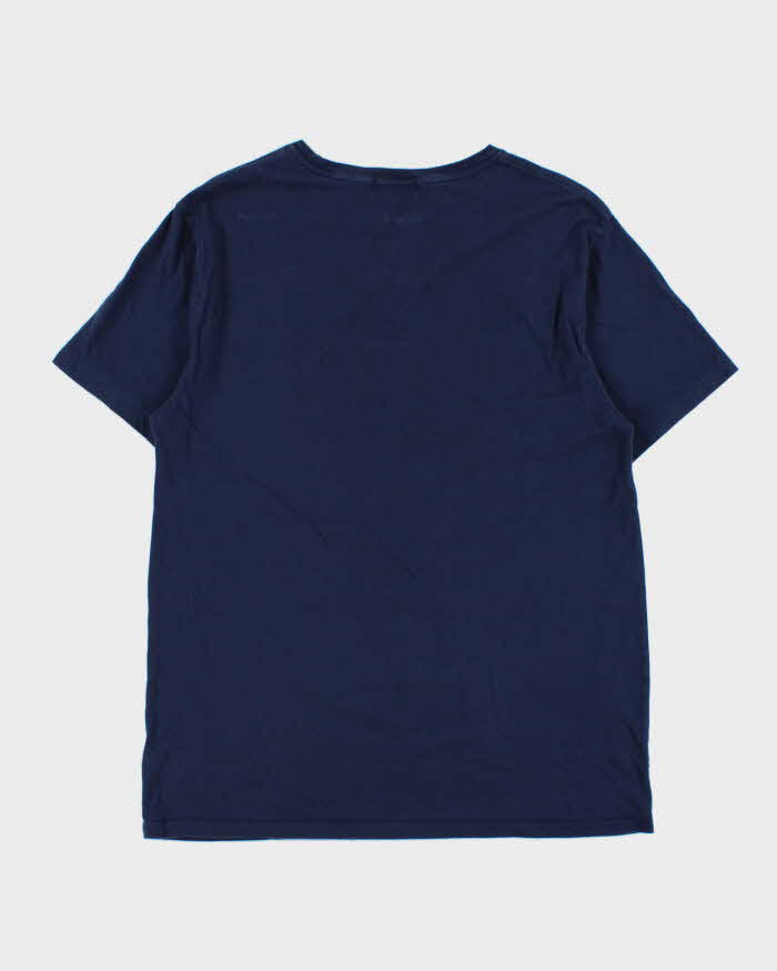 Vintage Polo Ralph Lauren Athl. Dept. Navy Crewneck T-Shirt - L