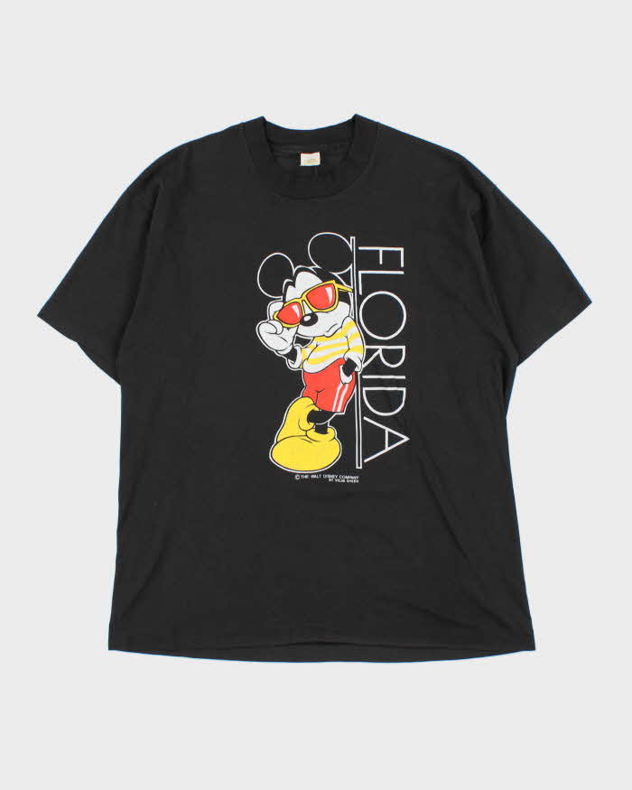 Vintage 1980s Disney By Velva Sheen Made In USA Single Stitch Crewneck T-Shirt - L