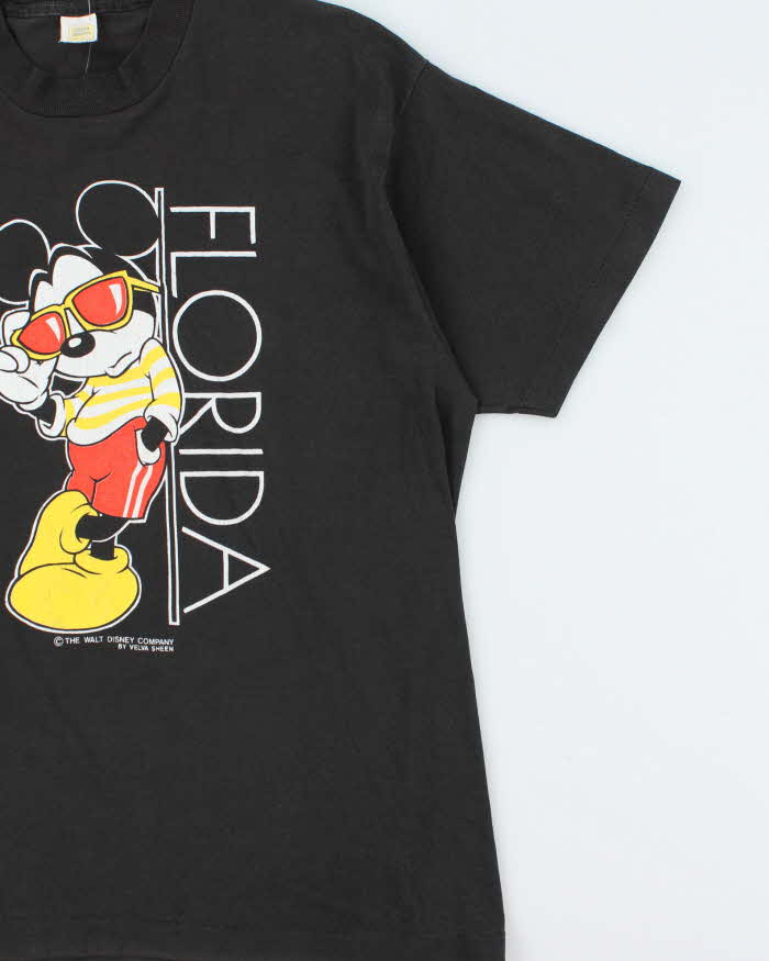 Vintage 1980s Disney By Velva Sheen Made In USA Single Stitch Crewneck T-Shirt - L