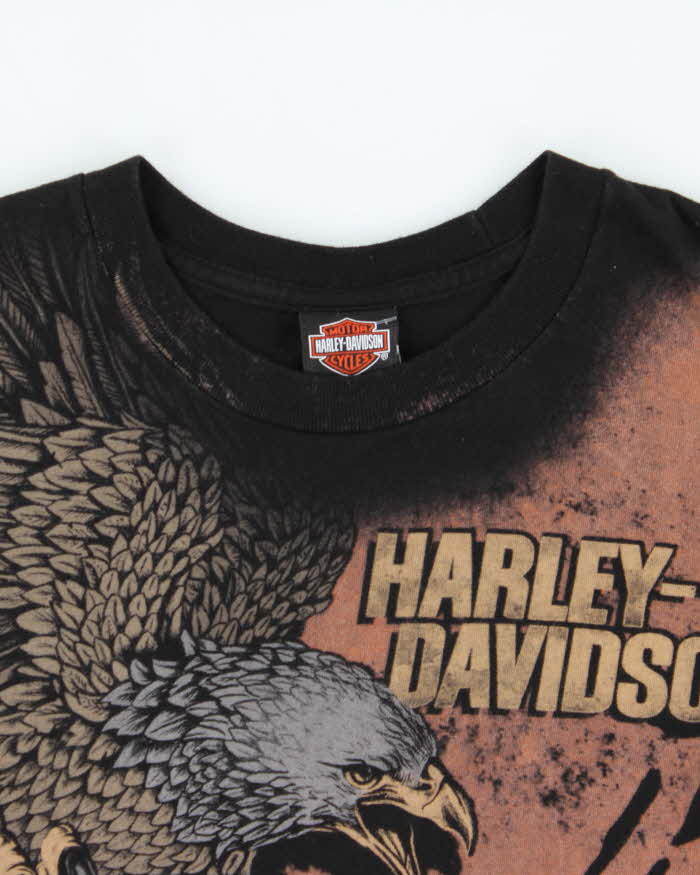 Vintage Harley Davidson Koblenz Germany Graphic Crewneck T-Shirt - XL
