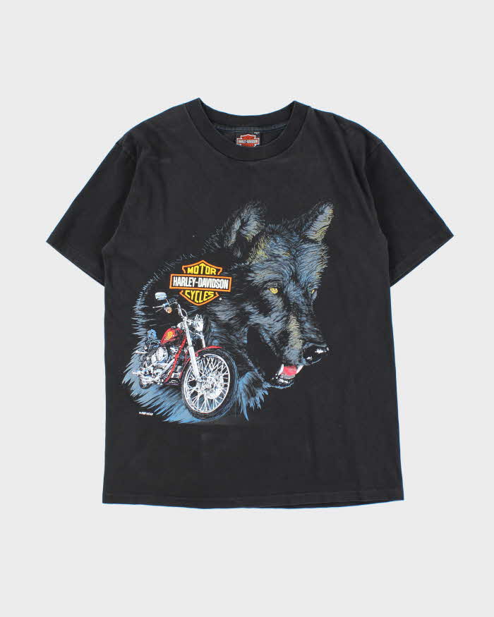 Vintage 1990s Harley Davidson Fun Wear Made In USA Single Stitch Crewneck T-Shirt - L