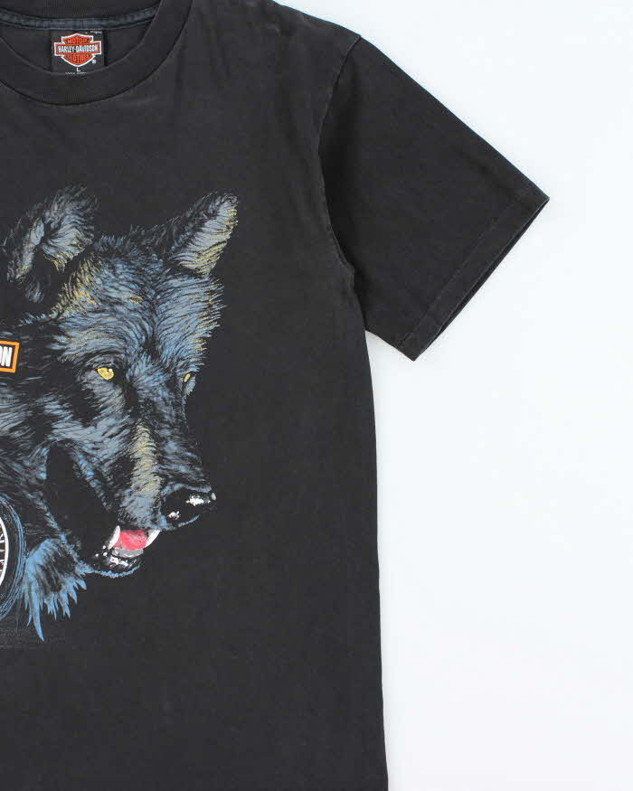 Vintage 1990s Harley Davidson Fun Wear Made In USA Single Stitch Crewneck T-Shirt - L