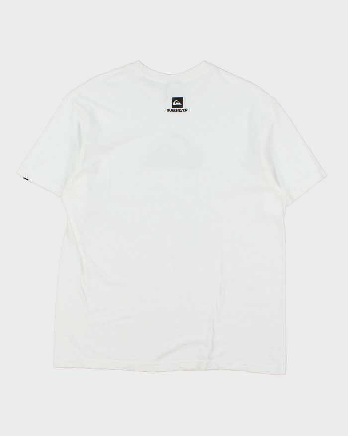 Vintage Y2K 00s Quiksilver Heavyweight Crewneck T-Shirt - L