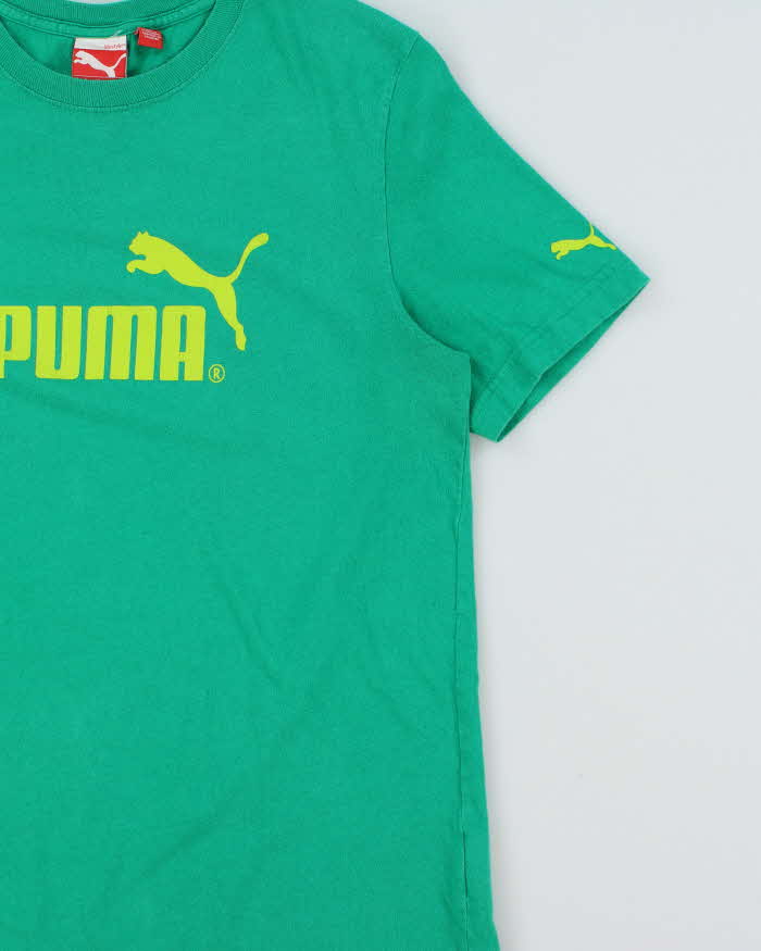 Vintage Y2K 00s Puma Spell Out Crewneck T-Shirt - S