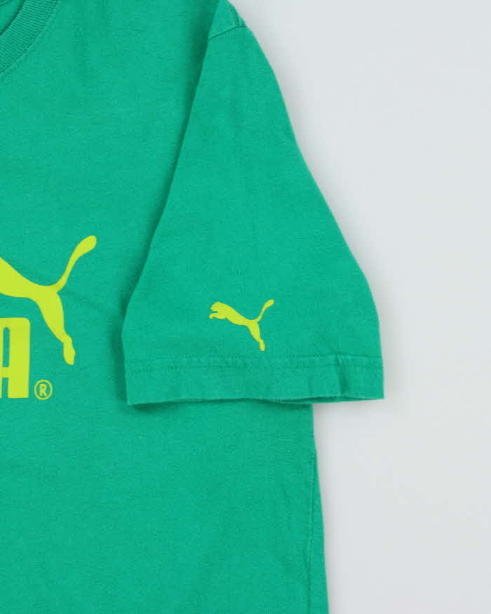 Vintage Y2K 00s Puma Spell Out Crewneck T-Shirt - S