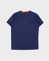 SS2014 Prada Navy Signature Crewneck Pocket T-Shirt - M
