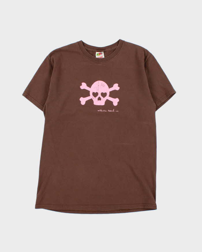 Vintage Y2K 00s Atlantic Beach Heavyweight Crewneck T-Shirt - M