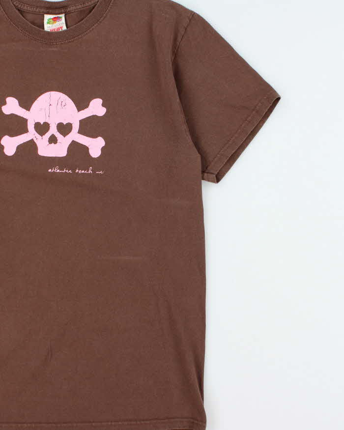 Vintage Y2K 00s Atlantic Beach Heavyweight Crewneck T-Shirt - M