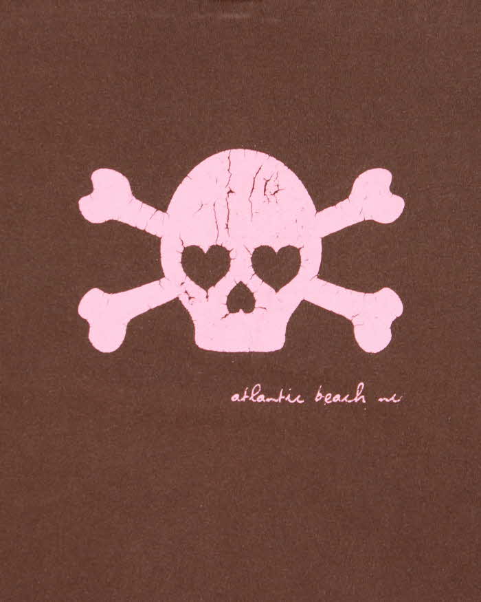 Vintage Y2K 00s Atlantic Beach Heavyweight Crewneck T-Shirt - M