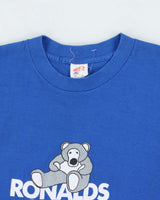 Vintage 1980s Hef-T Tee Jays Ronald Cares Single Stitch T-shirt - XL