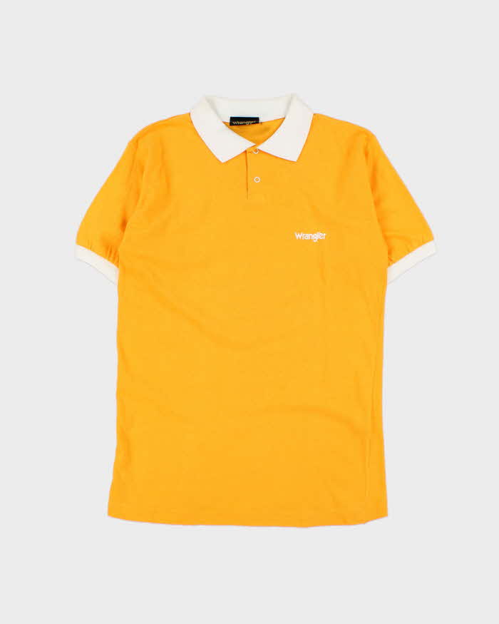 Deadstock 1980s Wrangler Short Sleeve Polo Shirt - M