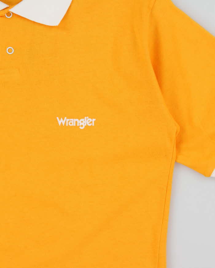 Deadstock 1980s Wrangler Short Sleeve Polo Shirt - M