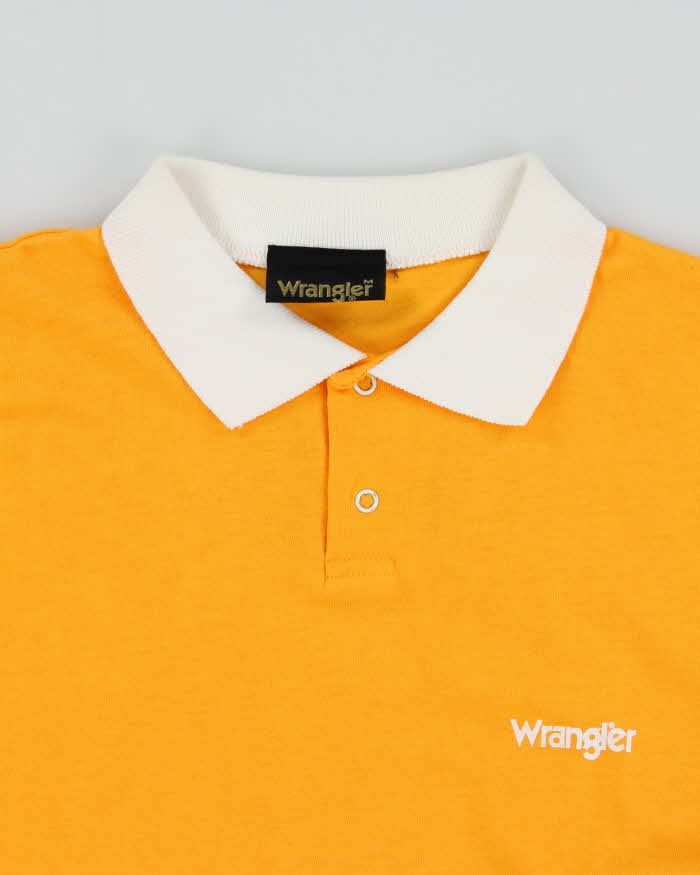 Deadstock 1980s Wrangler Short Sleeve Polo Shirt - M