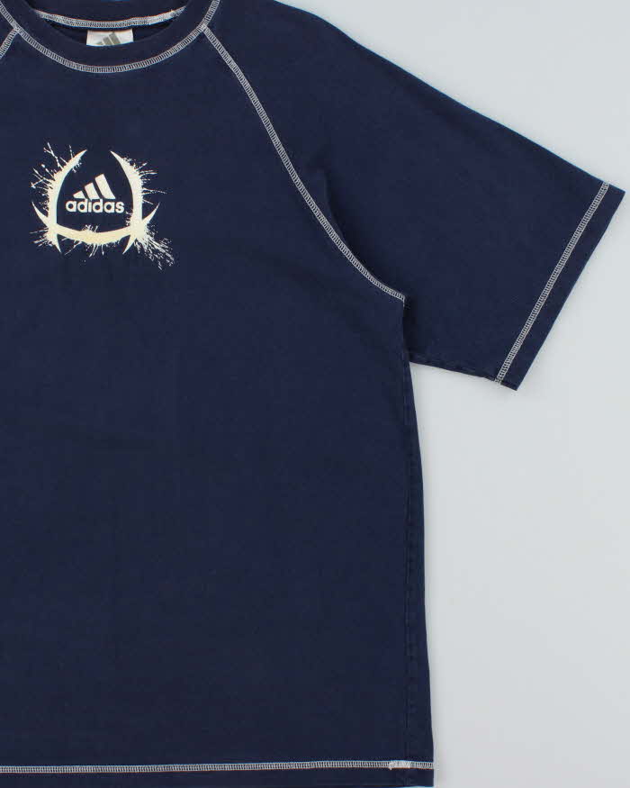 Vintage Y2K 00s Adidas Forever Contrast Stitch Crewneck T-Shirt - L