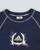 Vintage Y2K 00s Adidas Forever Contrast Stitch Crewneck T-Shirt - L