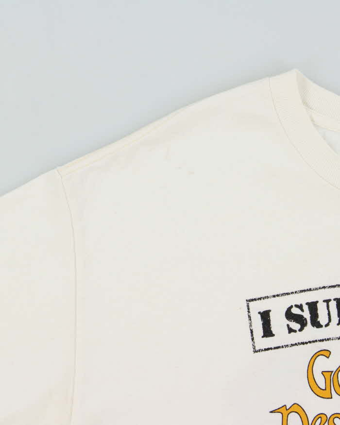 Vintage 1990s Eagle Flight Murina Made In USA Heavyweight Crewneck T-Shirt - XL