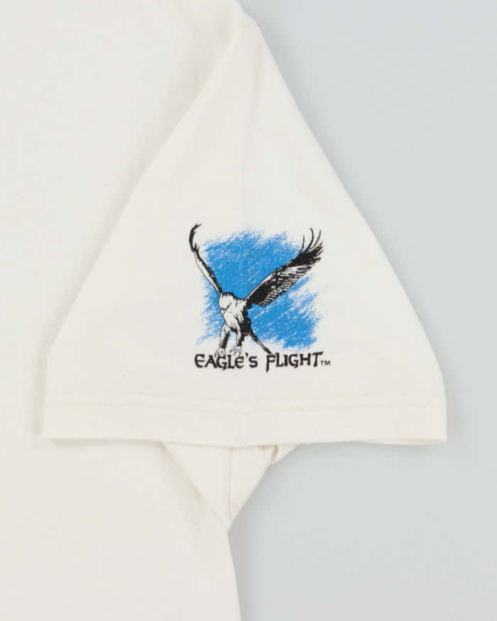 Vintage 1990s Eagle Flight Murina Made In USA Heavyweight Crewneck T-Shirt - XL