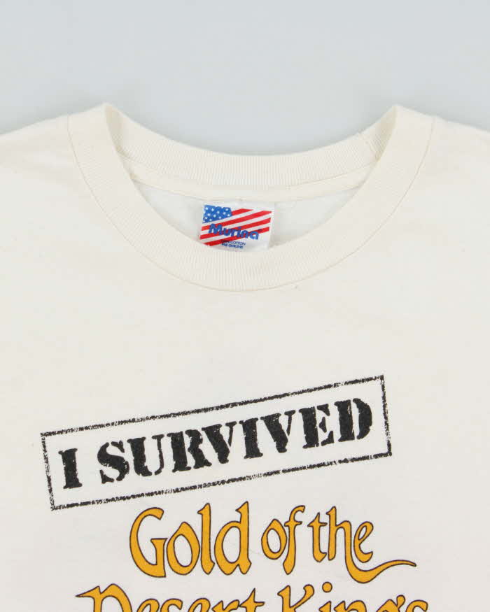 Vintage 1990s Eagle Flight Murina Made In USA Heavyweight Crewneck T-Shirt - XL