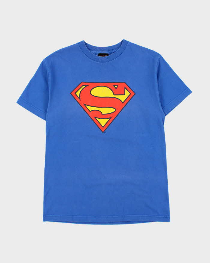 Vintage Y2K 2004 Warner Bros. DC Comics Superman Crewneck T-Shirt - M