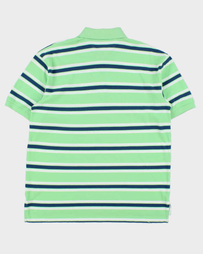 Vintage Y2K 00s Tommy Hilfiger Striped Short Sleeve Polo Shirt - L