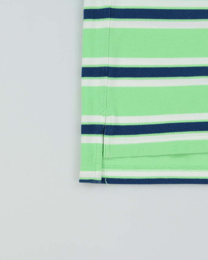 Vintage Y2K 00s Tommy Hilfiger Striped Short Sleeve Polo Shirt - L
