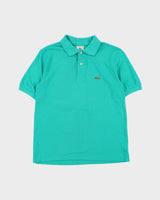 Vintage Y2K 00s Lacoste Turquoise Classic Short Sleeve Polo Shirt - M