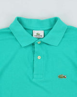 Vintage Y2K 00s Lacoste Turquoise Classic Short Sleeve Polo Shirt - M