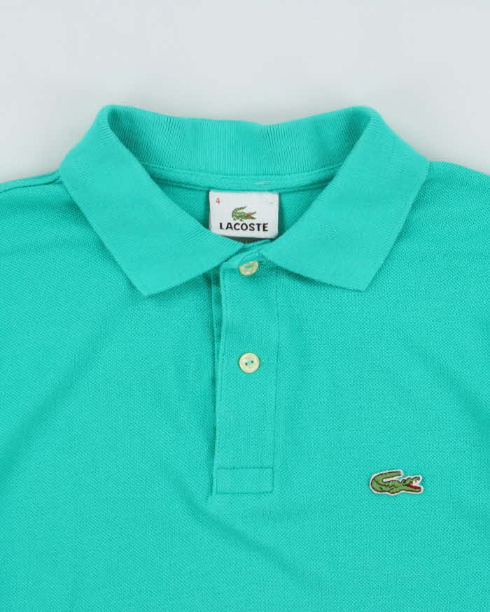 Vintage Y2K 00s Lacoste Turquoise Classic Short Sleeve Polo Shirt - M