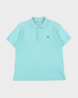 Vintage Y2K 00s Lacoste Baby Blue Classic Short Sleeve Polo Shirt - M